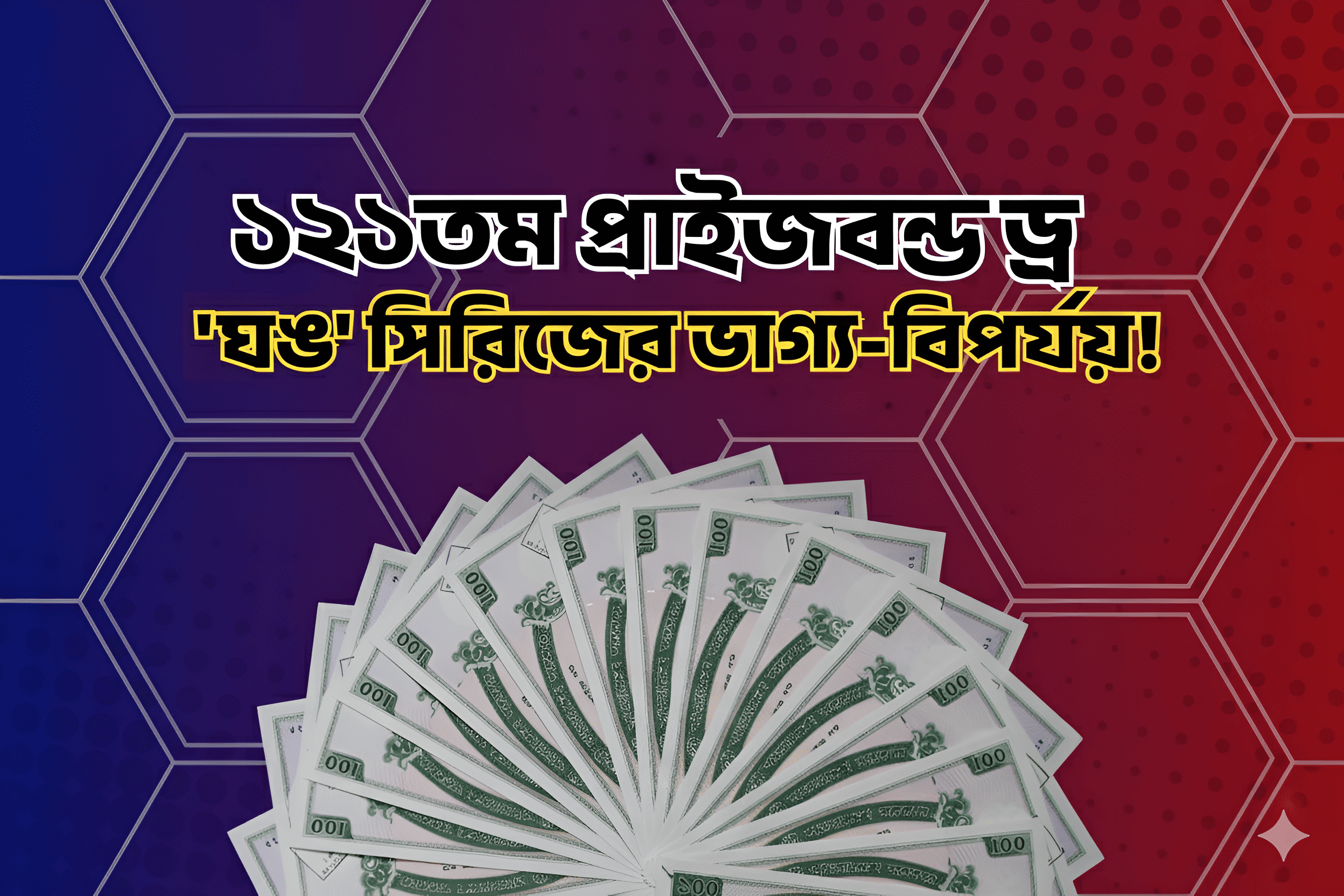 ১২১তম প্রাইজবন্ড ড্র এবং 'ঘঙ' সিরিজের ভাগ্য-বিপর্যয়! ১২১তম প্রাইজবন্ড ড্র এবং 'ঘঙ' সিরিজের ভাগ্য-বিপর্যয়!