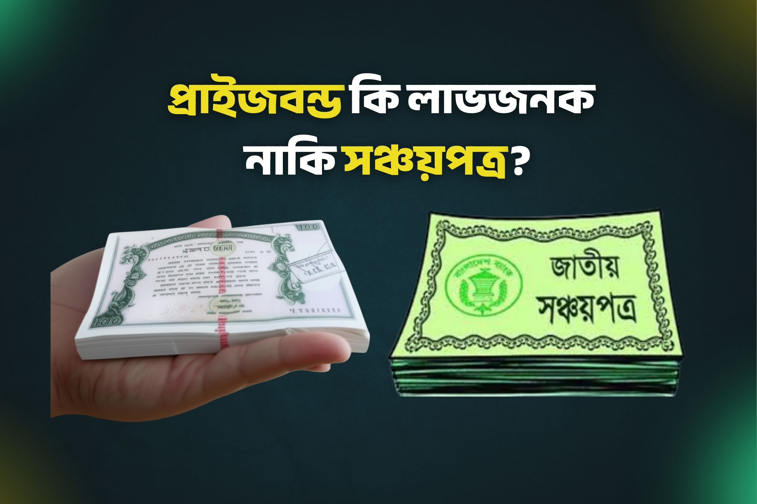 প্রাইজবন্ড নাকি সঞ্চয়পত্র: কোনটা আপনার জন্য ভালো?